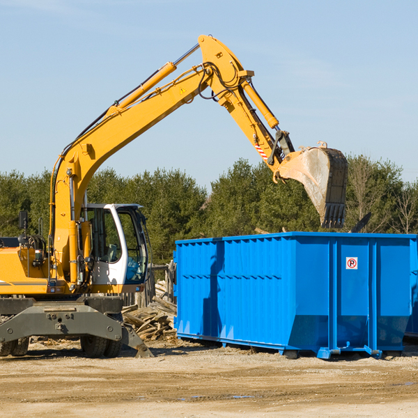 can i choose the location where the residential dumpster will be placed in Riverbank